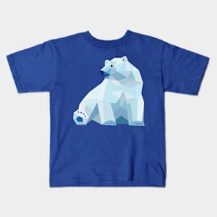 Geometric polar bear Kids T-Shirt